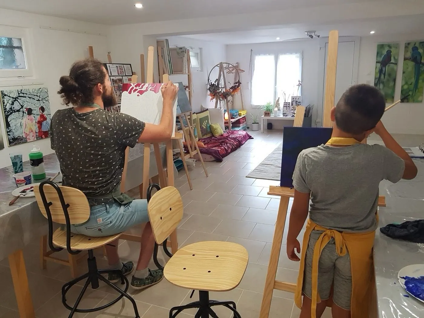 Atelier collectif de peinture intuitive