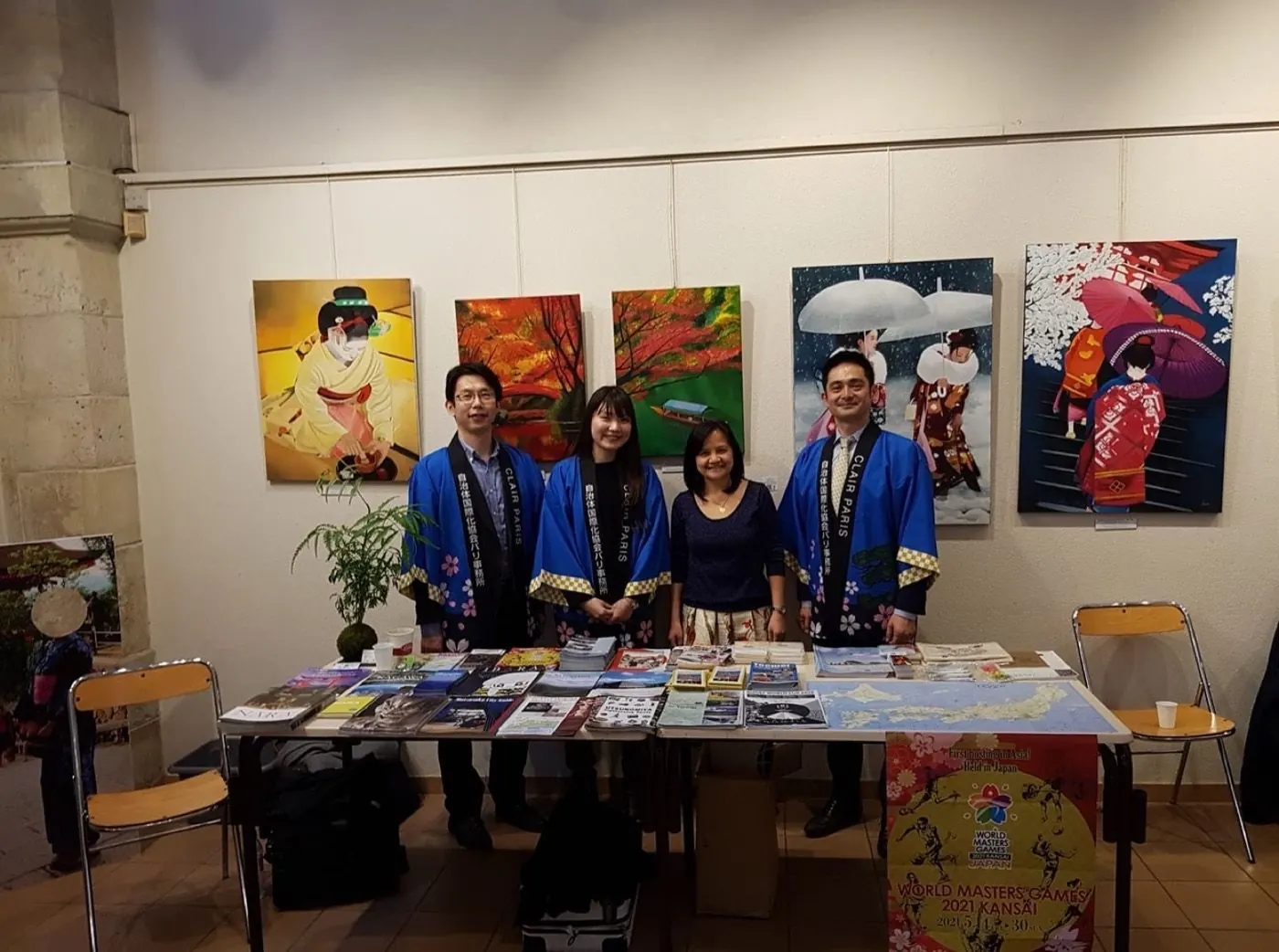Exposition à la Semaine du Japon à Orléans en 2019